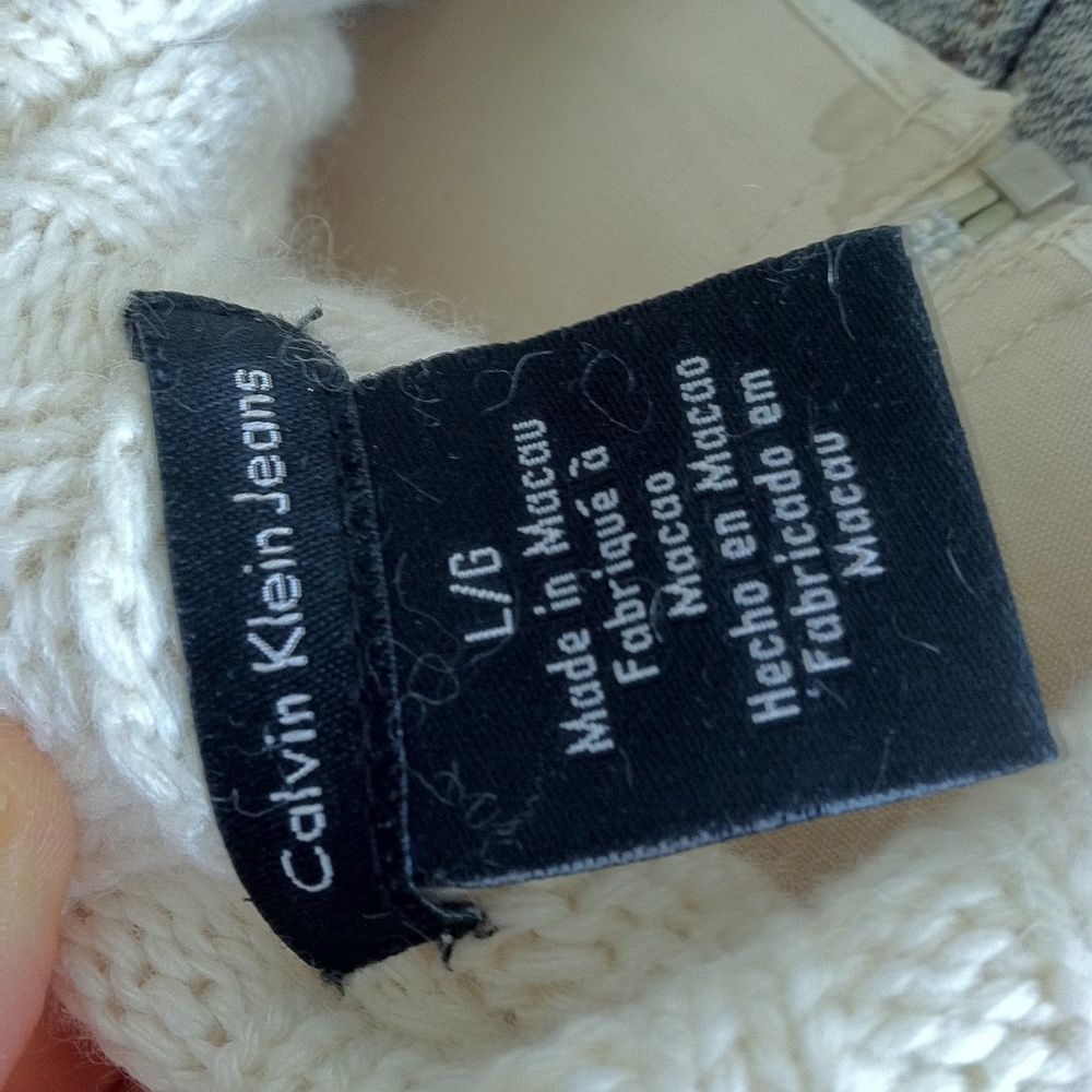 CALVIN Klein Cowel Statement Sweater - Picture 2 of 6